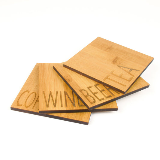 Onderzetter "Drinks" Set van 4