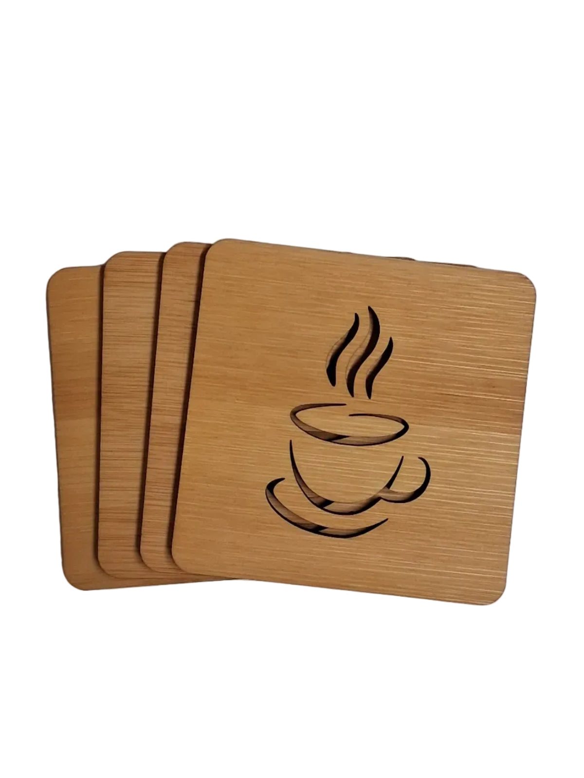 Onderzetter Koffie3. 4 stuks per set.